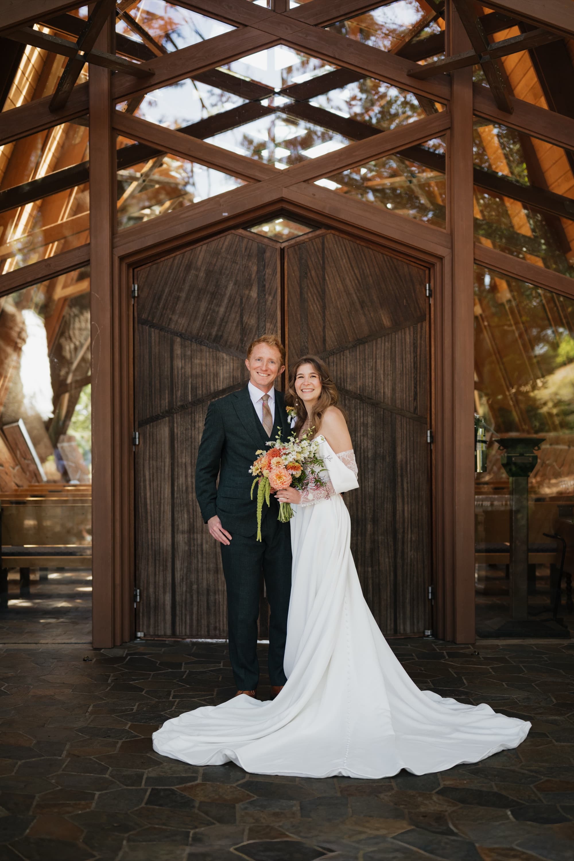 Shannon and Austin at their wedding venue