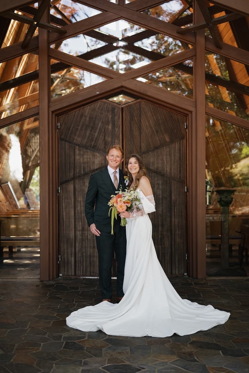 Shannon and Austin at their wedding venue